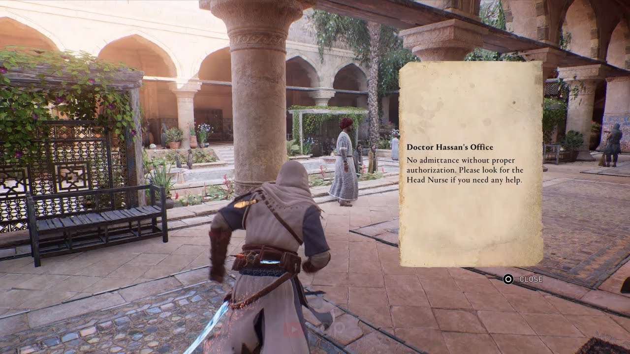 How to find the Head Nurse to get the key - Assassin's Creed Mirage