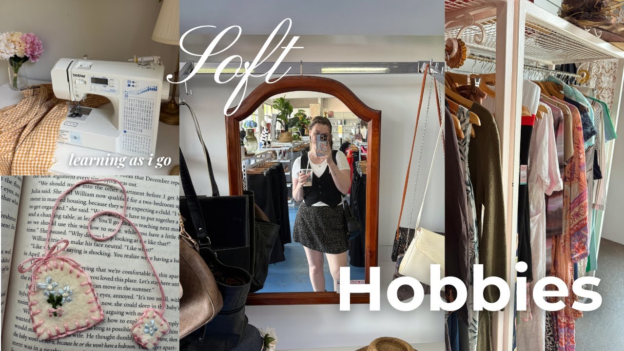 Trying Some New Hobbies | Sewing, Embroidery & Cozy Projects