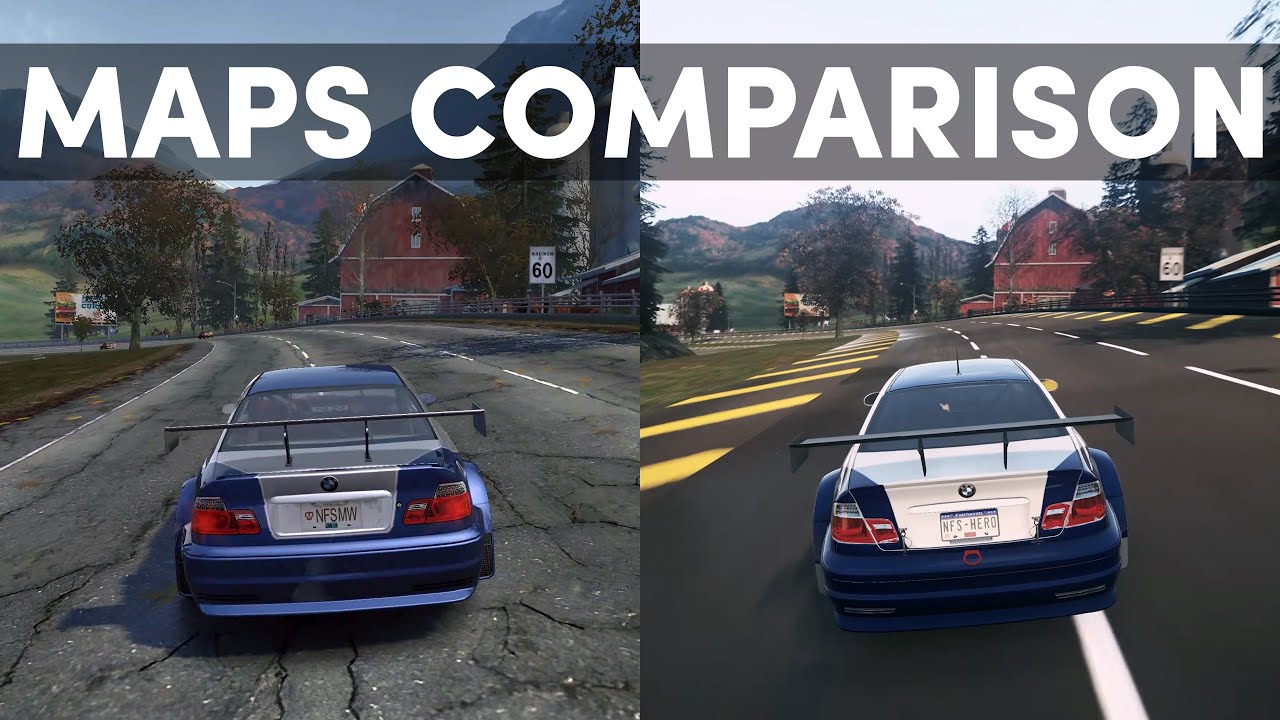 NFS Most Wanted 2005 vs. NFS Most Wanted 2012 - Rockport City Comparison
