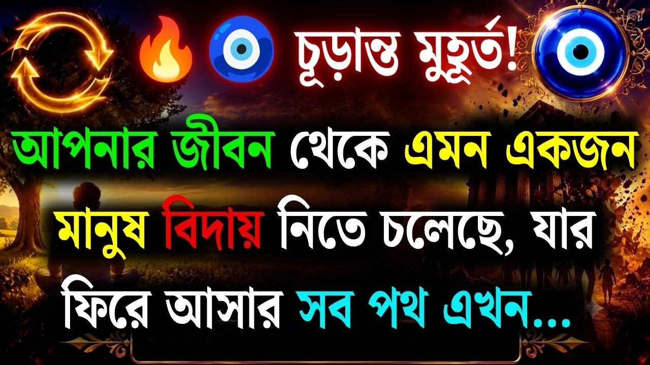 আপনার জীবন থেকে এমন একজন মানুষ বিদায় নিতে চলেছে, যার ফিরে আসার সব পথ এখন... | Universe Message