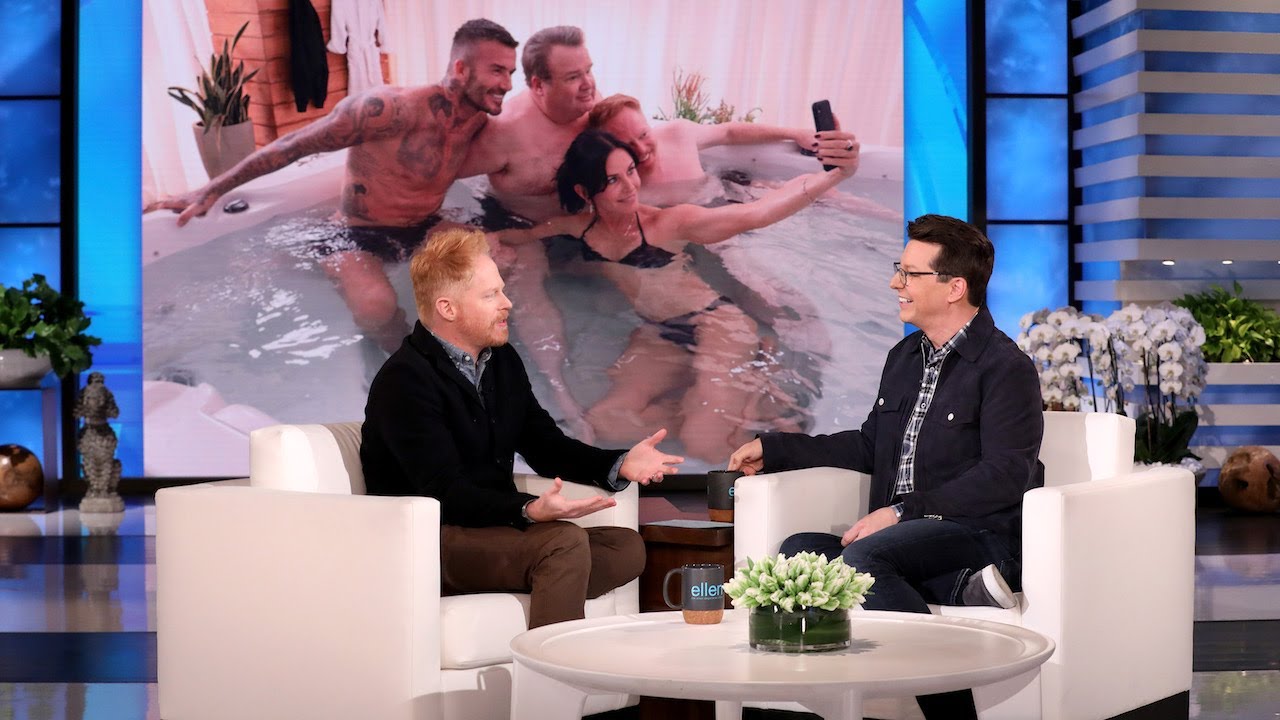 Jesse Tyler Ferguson's Hot Tub Time with David Beckham