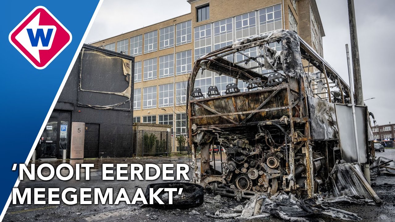 Puinruimen na veldslag door Eritreeërs in Den Haag