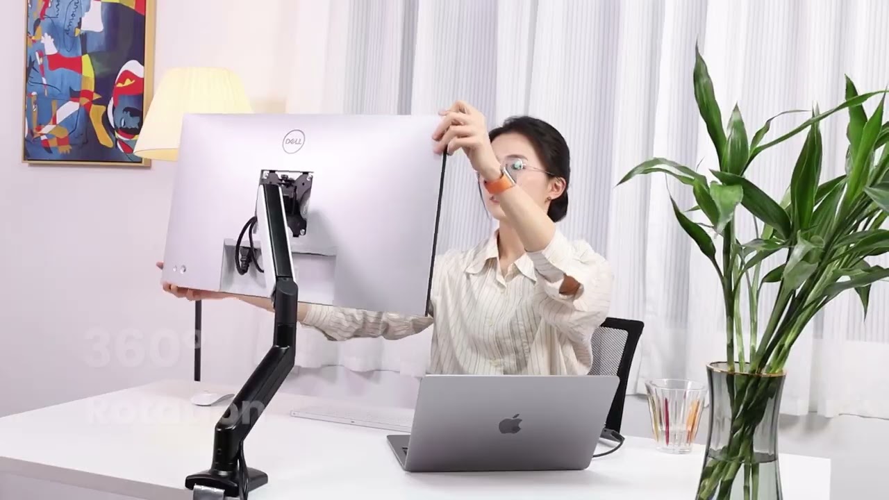 Nearhub MS-001 Monitor Arm Single Arm,Flexible Adjustment 180&deg; Swivel
