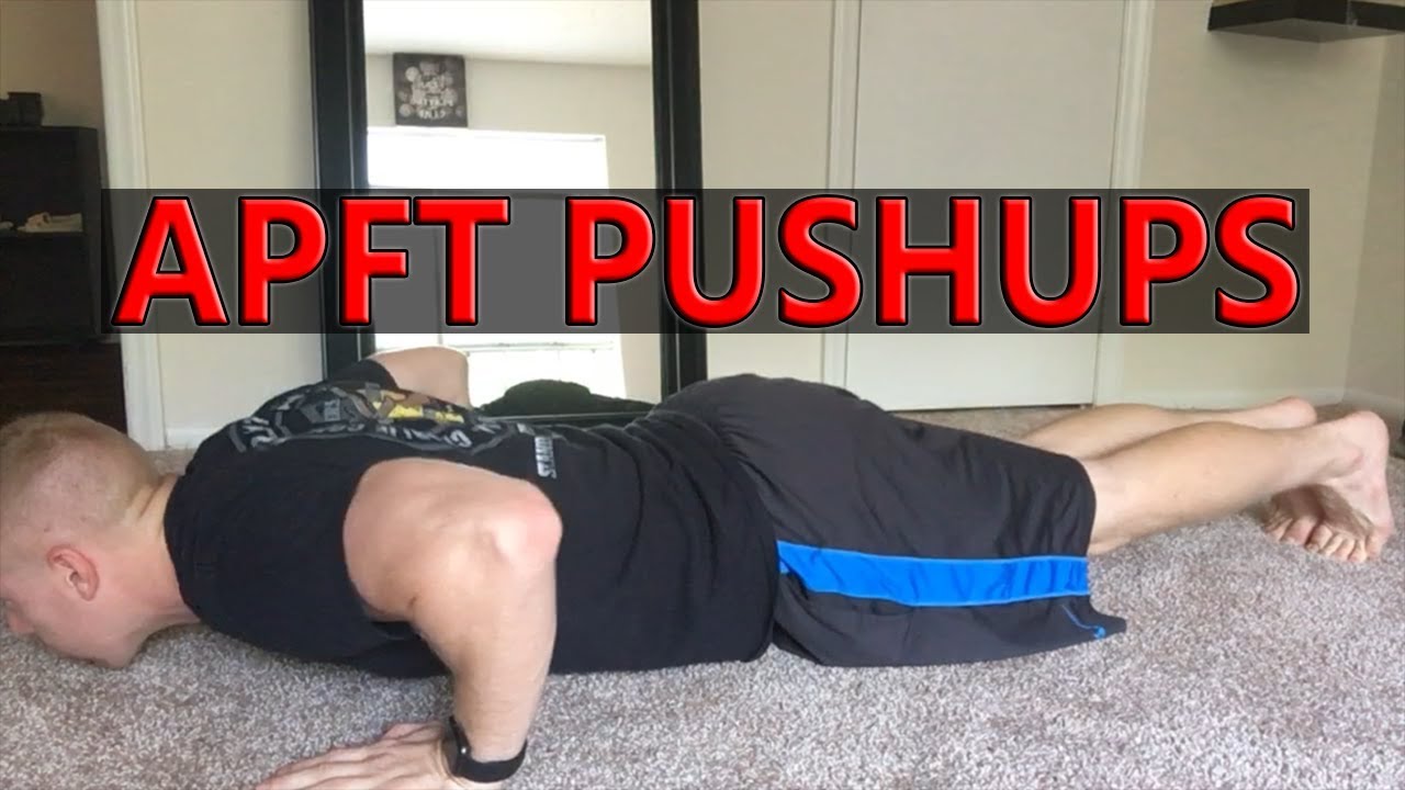 Push-up Tips | ARMY APFT Push-ups PROPER FORM for Basic Training