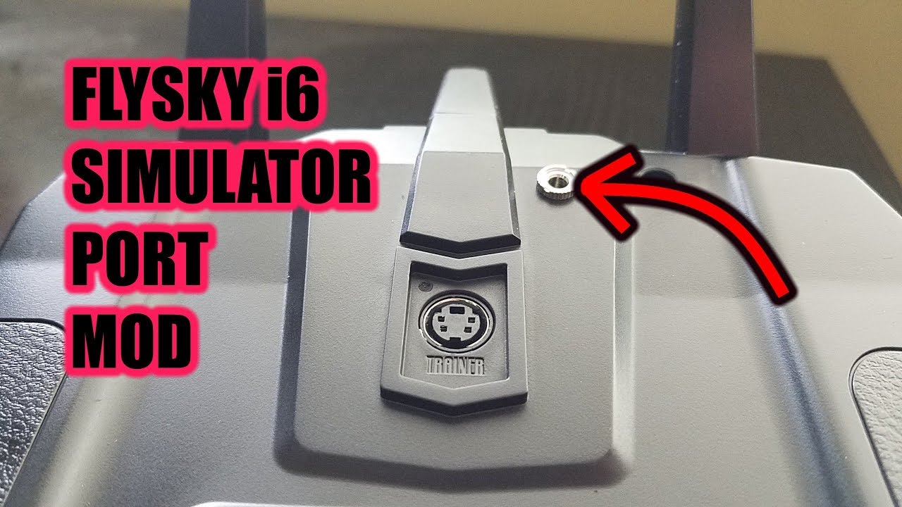 Flysky i6 i6x Simulator port mod