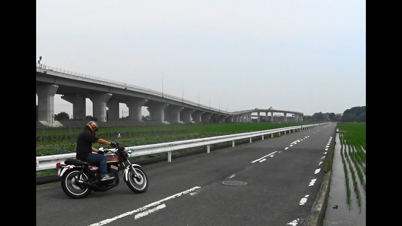 【pure sound】BGM無し YAMAHA RD400 DGチャンバー フル加速音 Exhaust Sound!!