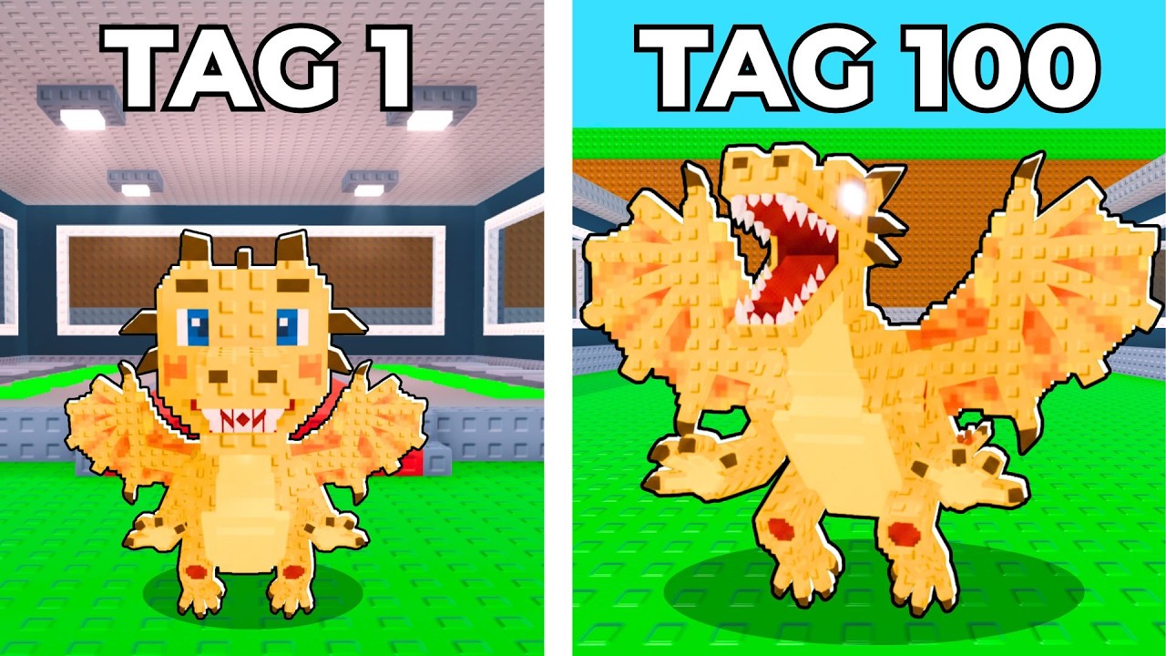 Ich Habe 100 Tage als Dragon Cannelloni in Steal A Brainrot Überlebt..