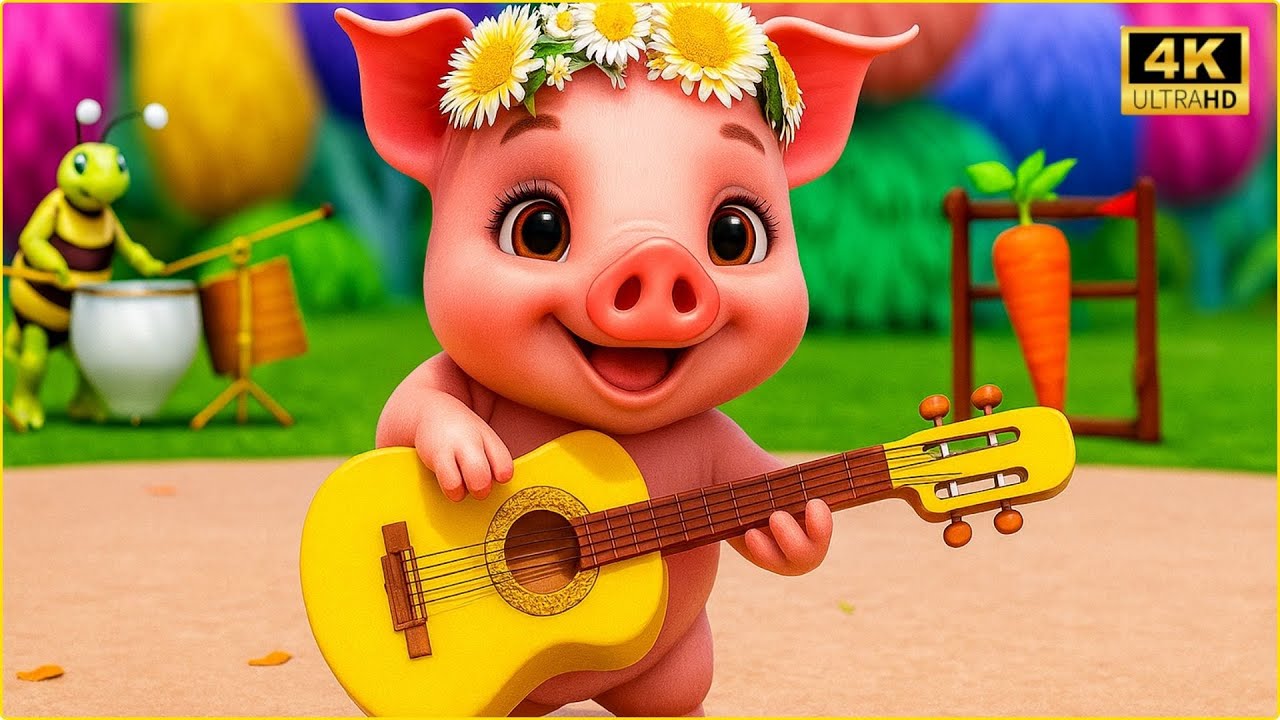 Heo Con Dễ Thương - Nhạc Thiếu Nhi Vui Nhộn - Hoạt Hình Chú Voi Con