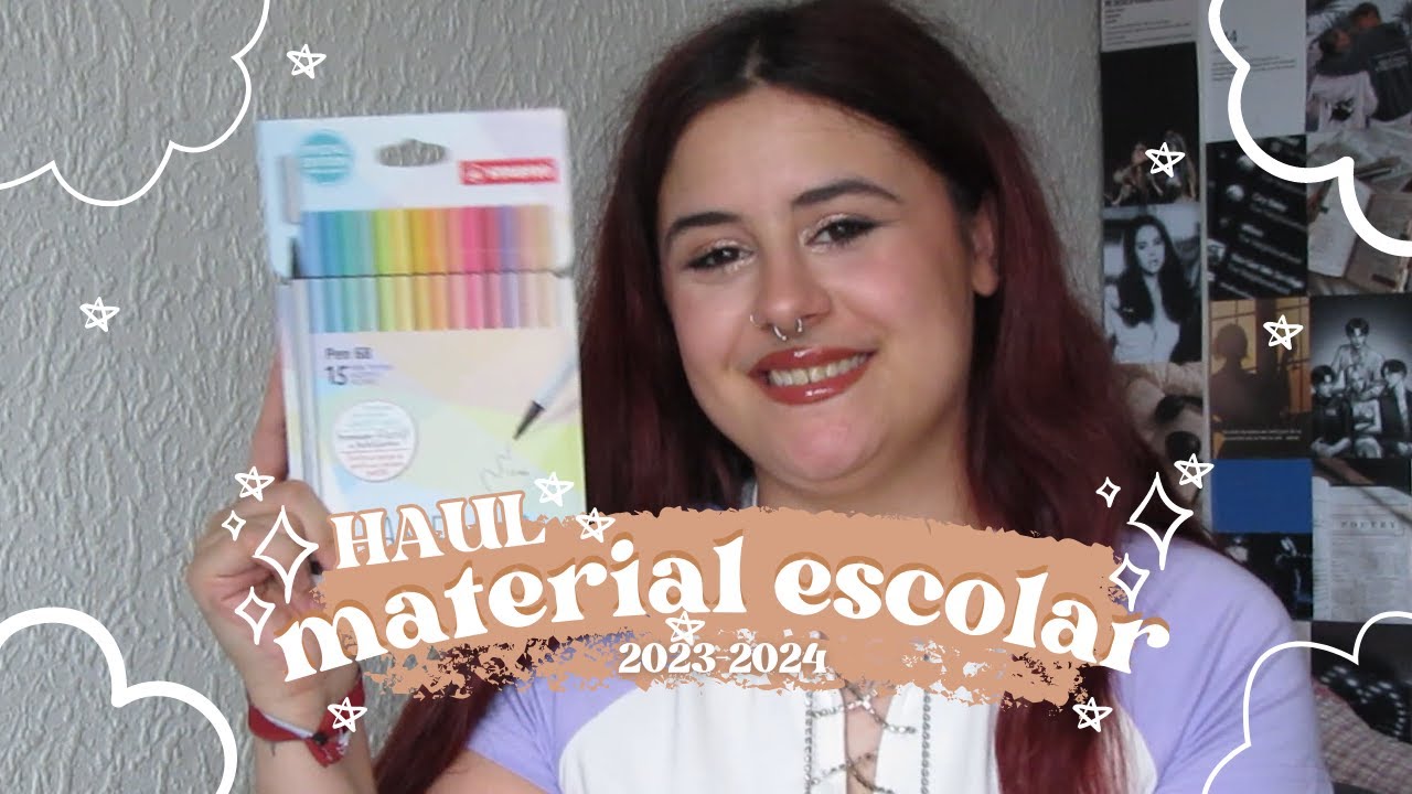 haul material escolar 2023 2024 || readingwithsirens