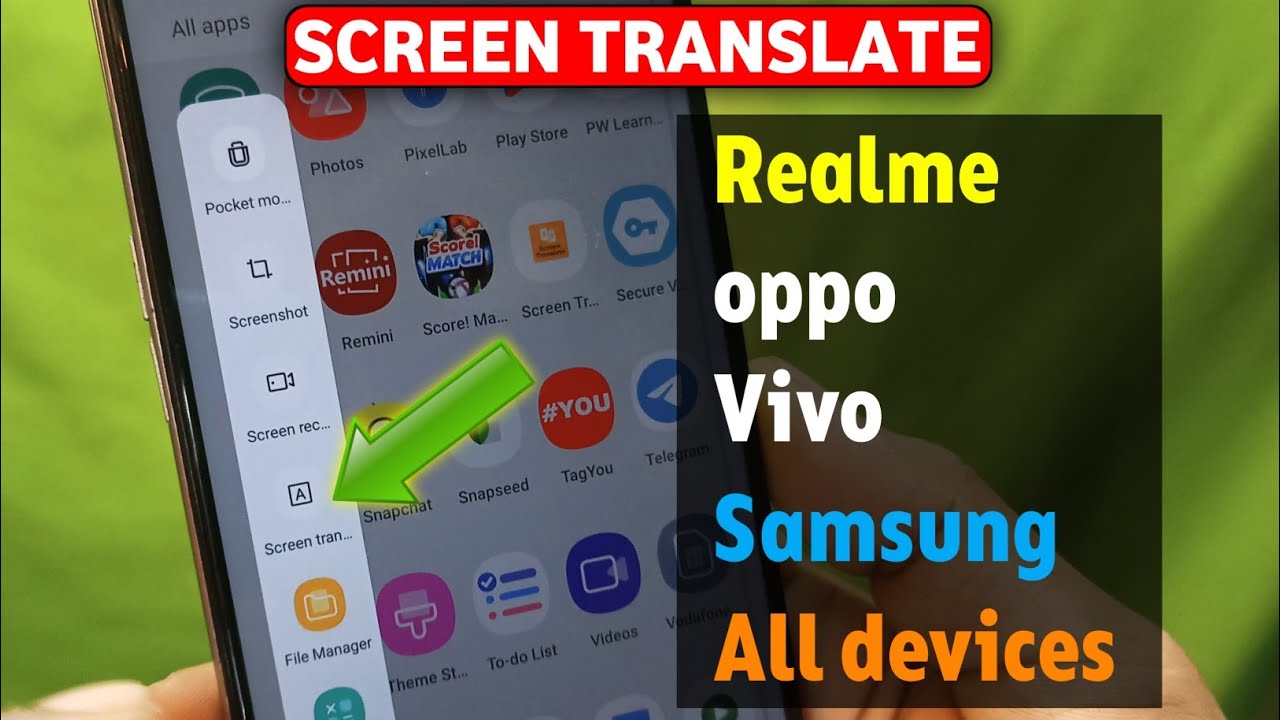 Screen Translate Setting For All Devices ?