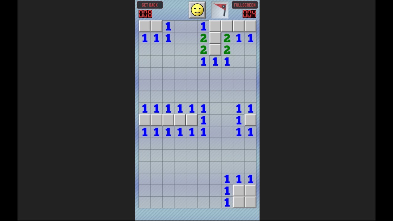 💣 Jeu classique de déminage en ligne avec niveau de difficulté sélectionnable - MINESWEEPER