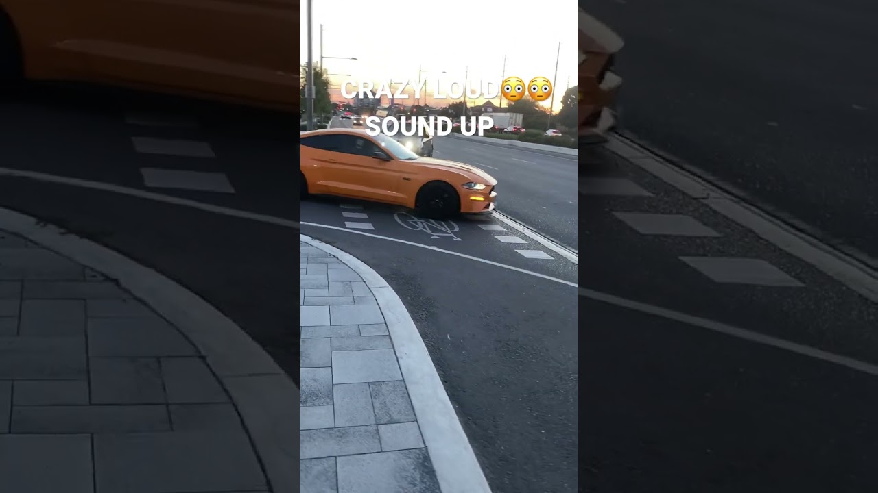 Mustang GT LOUD leaving car meet #shorts