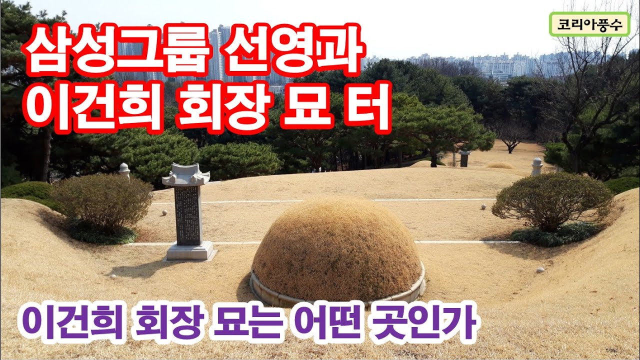 삼성그룹 선영과 이건희 회장 묘 터