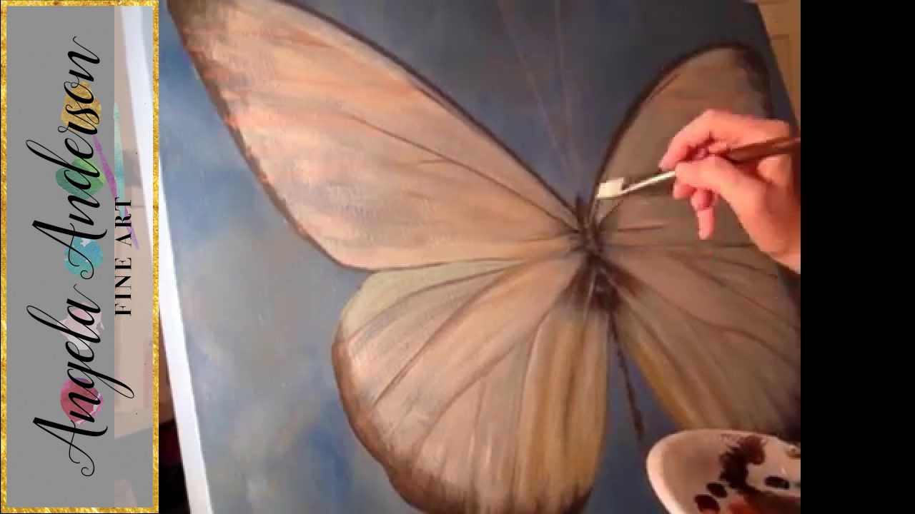 Jezebel Butterfly Time Lapse Painting