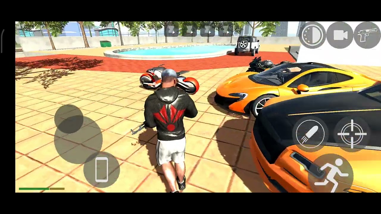 Indian bike drawing 3D fight with police