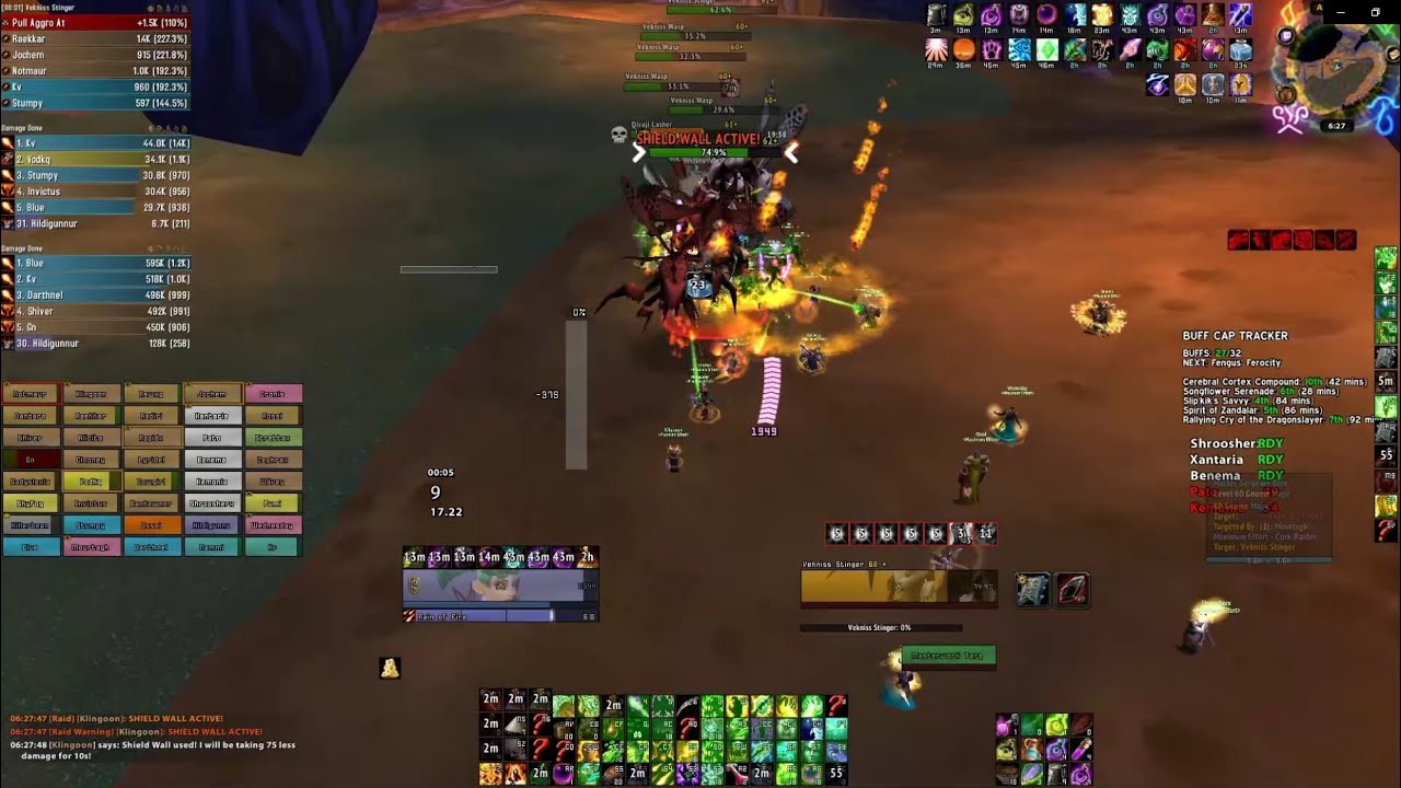 World #5 AQ40 Speed Run by [Maximum Effort] (30:01) | Warlock PoV