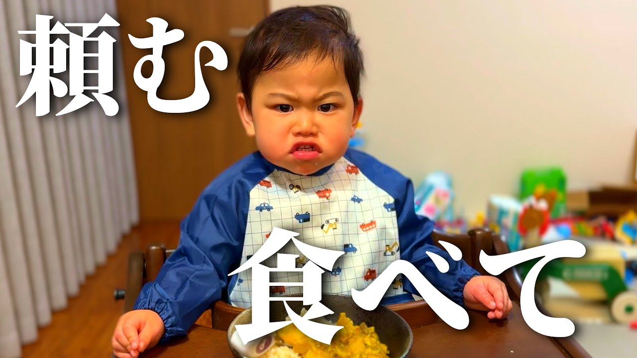 ご飯を食べてくれなくて困りました【1歳9ヵ月】
