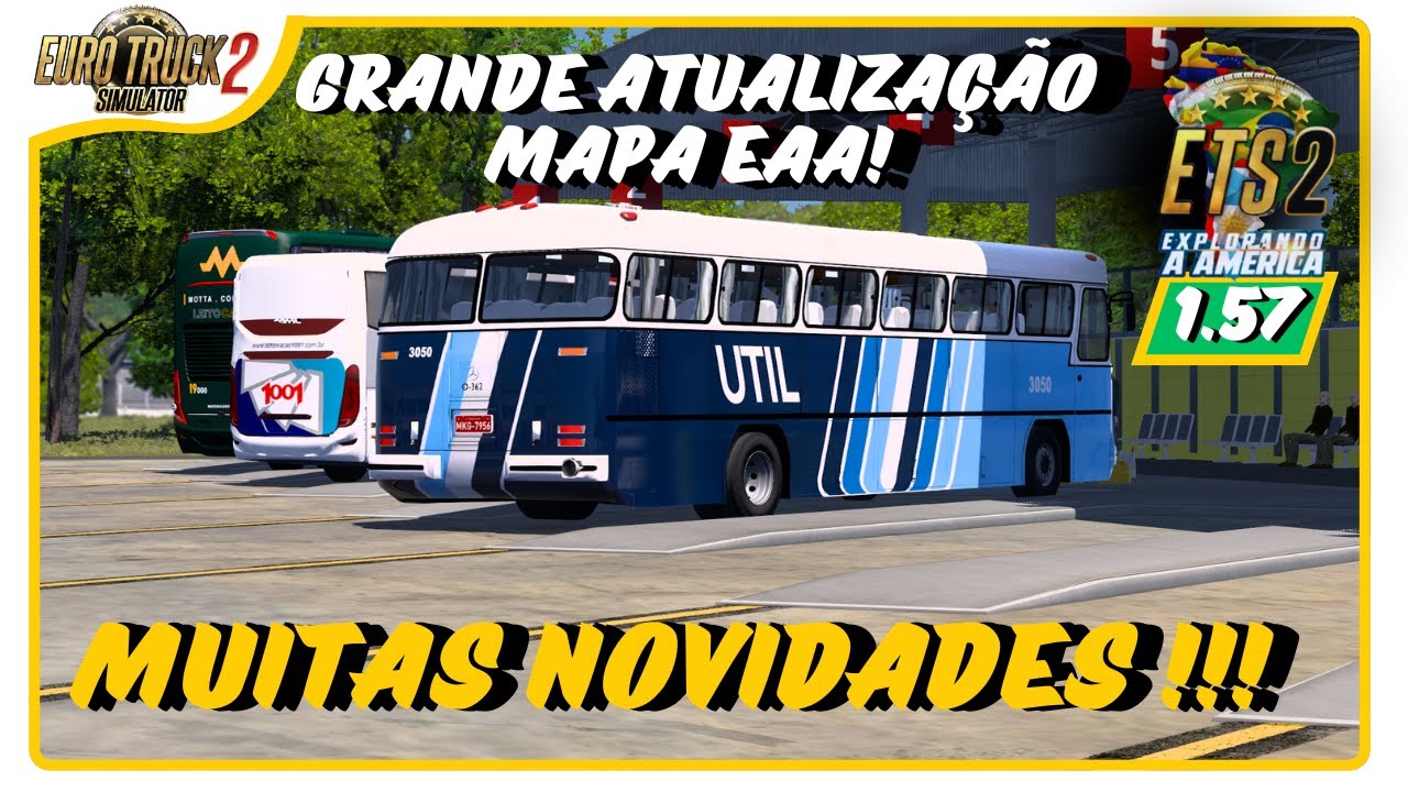 MAPA EAA ATUALIZADO! Vers&atilde;o 1.57 com muitas Novidades IMPERD&Iacute;VEIS | ETS2