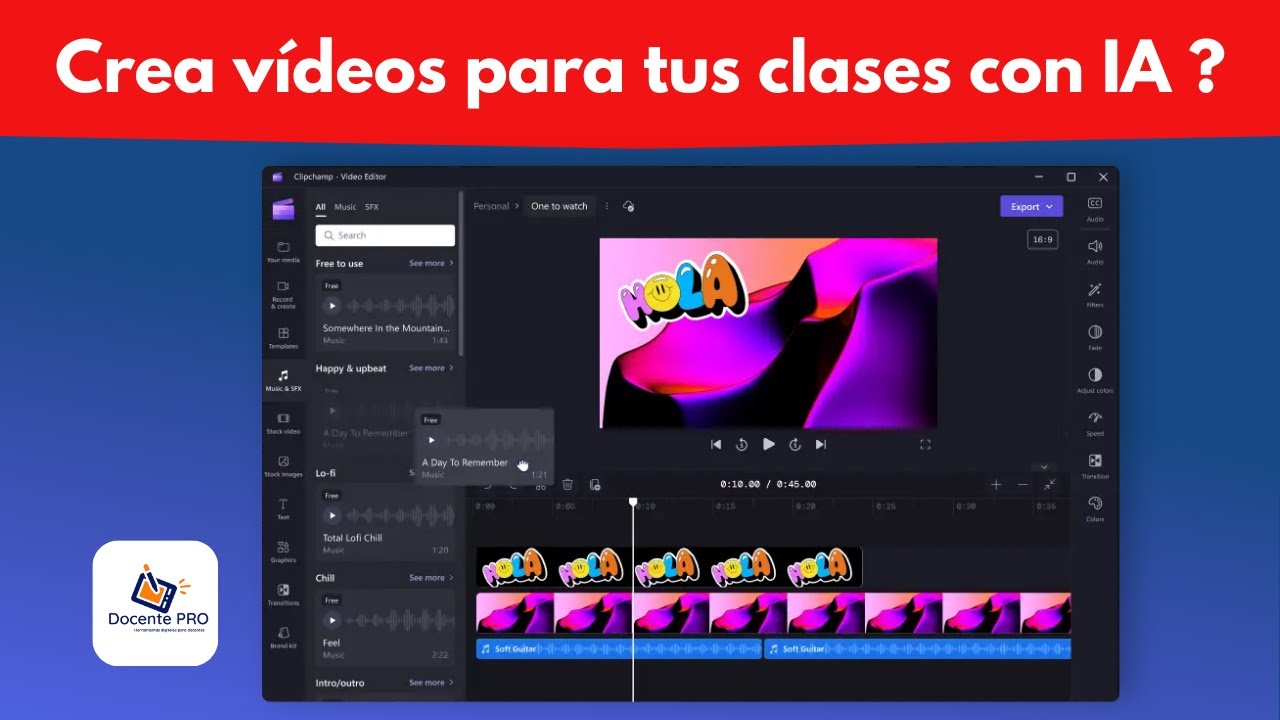 Generador de VÍDEOS con IA | CLIpchamp AI