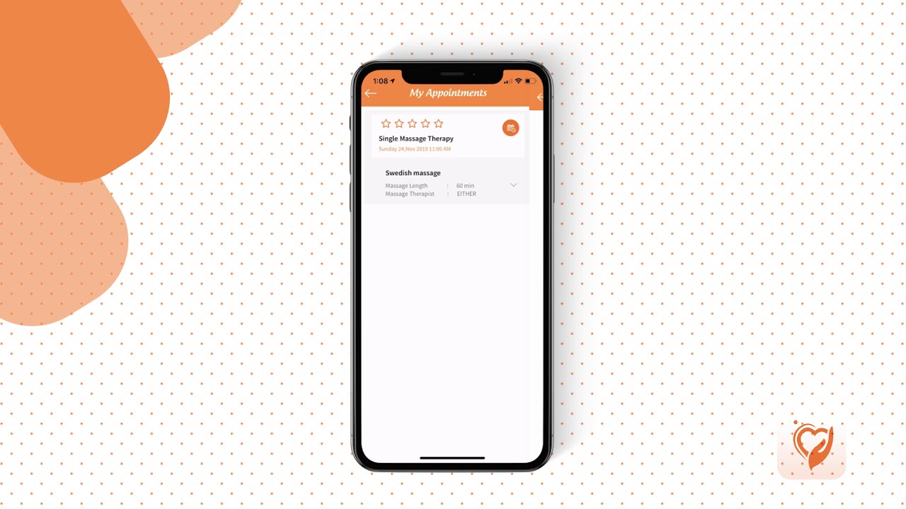 How to re-schedule a massage -User App - Breathe On Demand