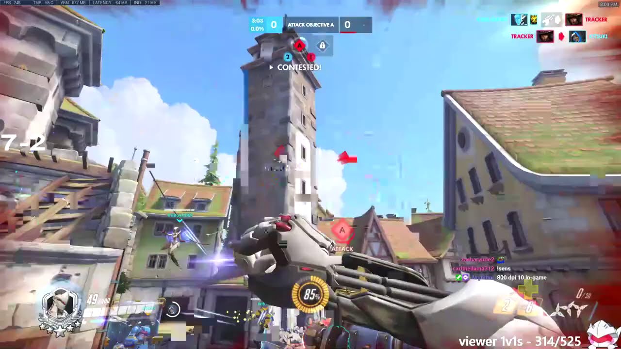 NECROS GENJI MAIN - 47 ELIMS! POTG! [ OVERWATCH SEASON 25 TOP 500 ]