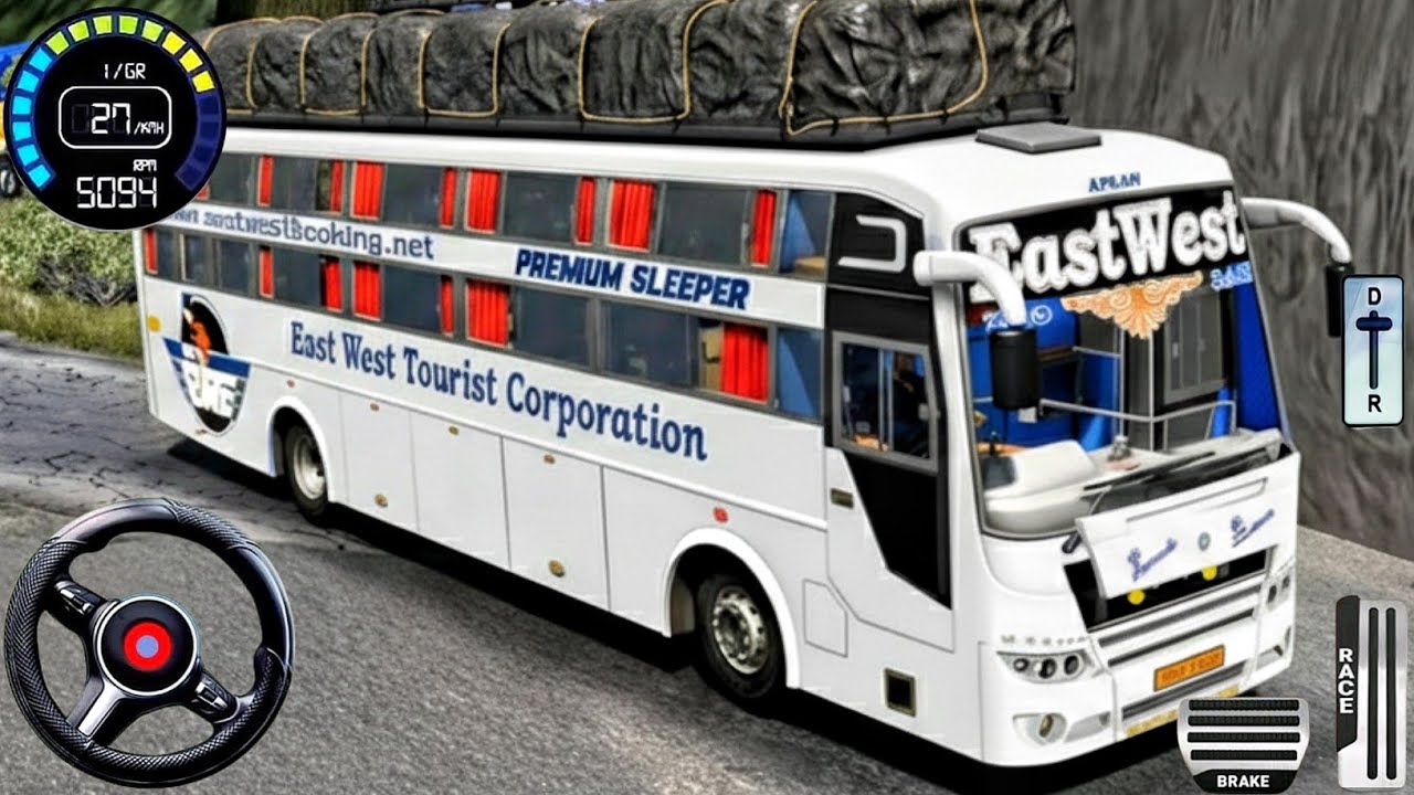 Real Bus Simulator 3D - City Bus Driving 2025 - Bus Game Andriod Gameplay