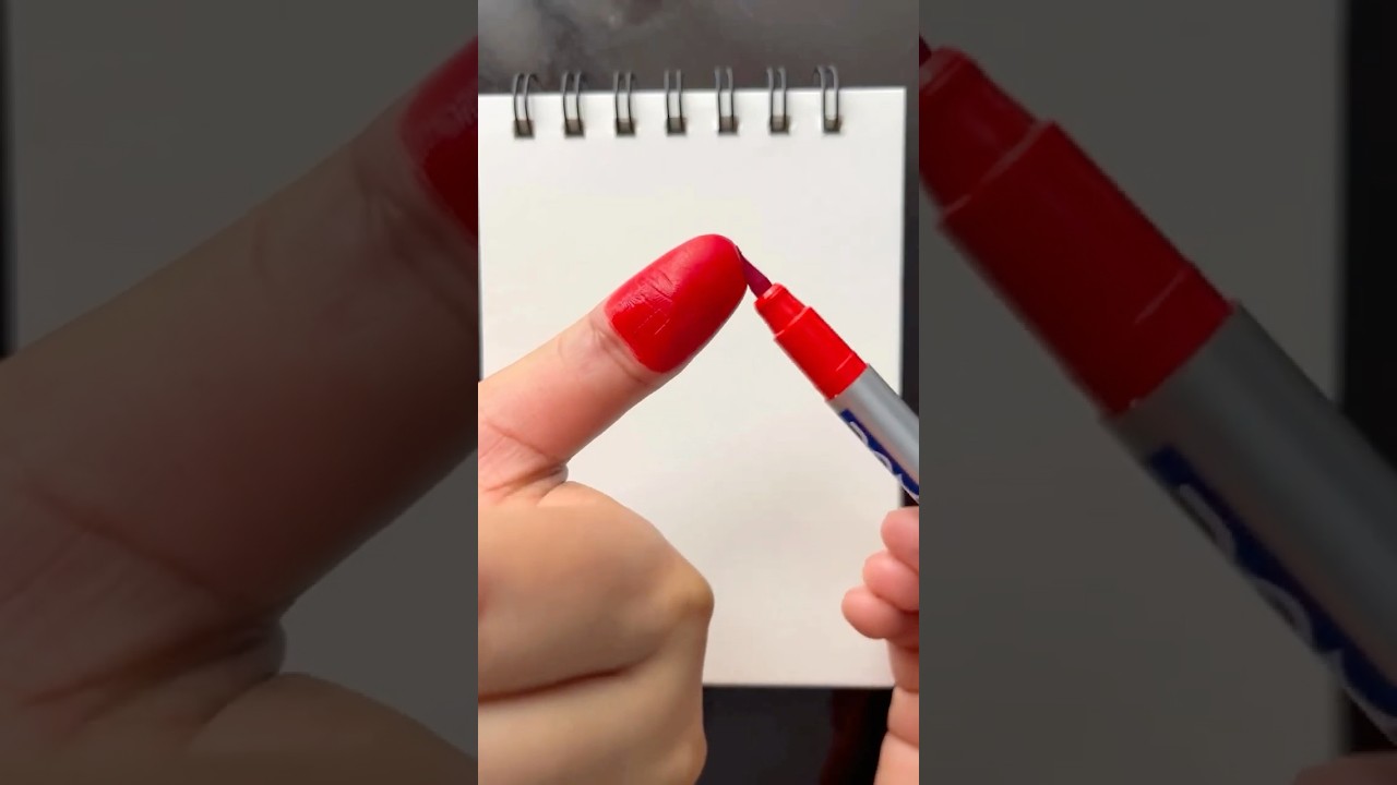Fingerprint art | how to draw ladybug with fingerprint #stepbystep #artforkids #creative #easyart