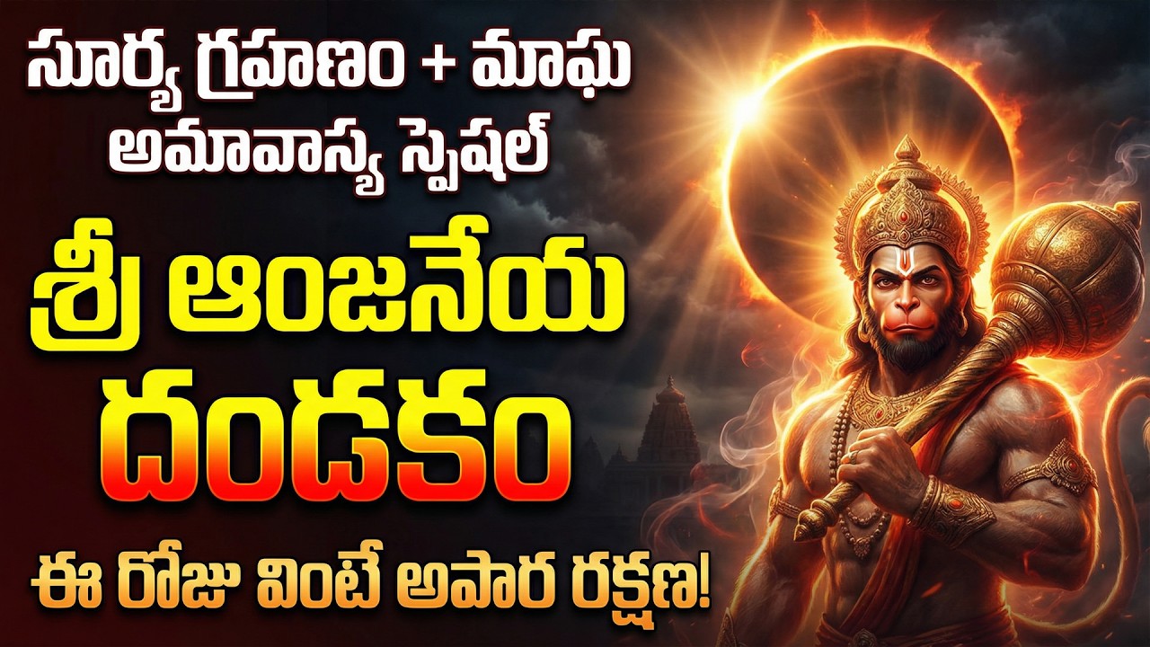 శ్రీ ఆంజనేయ దండకం | Sri Anjaneya Dandakam | Tuesday Hanuman Telugu Bhakti Songs
