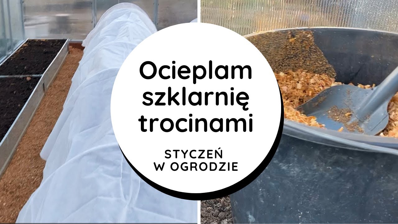 Ocieplam szklarnię🔥Jak zrobić tani, prosty tunel na grządki z rurek RLM❓ Zima w ogrodzie powróciła❄️