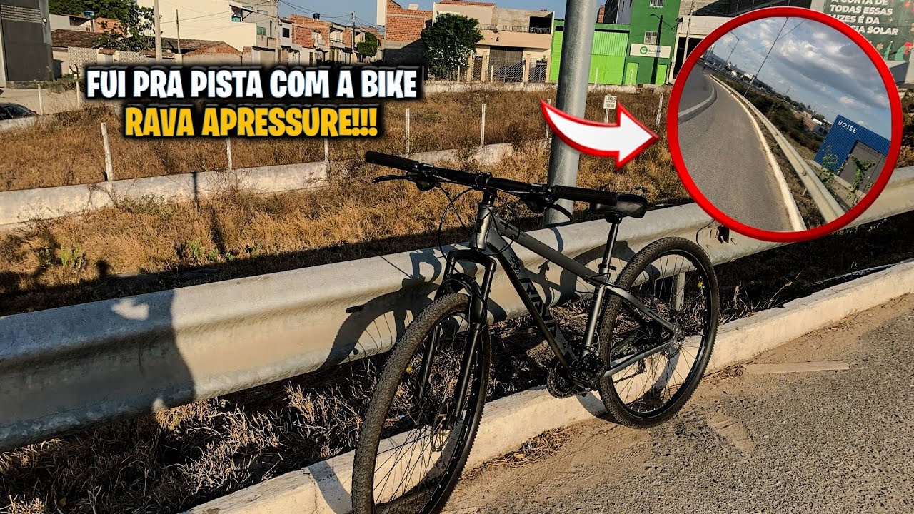PEGUEI A PISTA COM MINHA BIKE ARO29 RAVA E TAVA MUITO TRÂNSITO*muita subida🚵*
