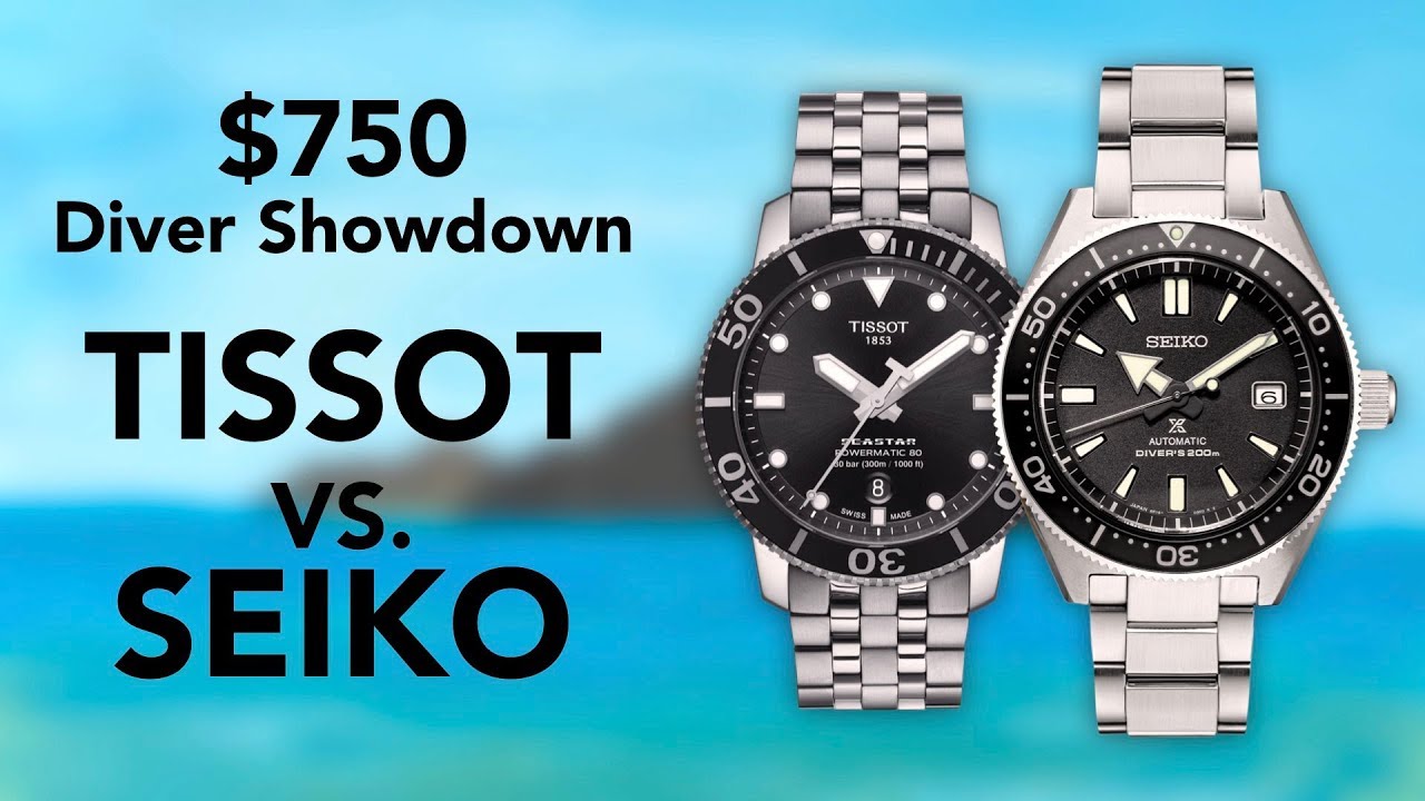 2018 Tissot Seastar vs. Seiko SBDC051 - Japan vs. Switzerland at $750!