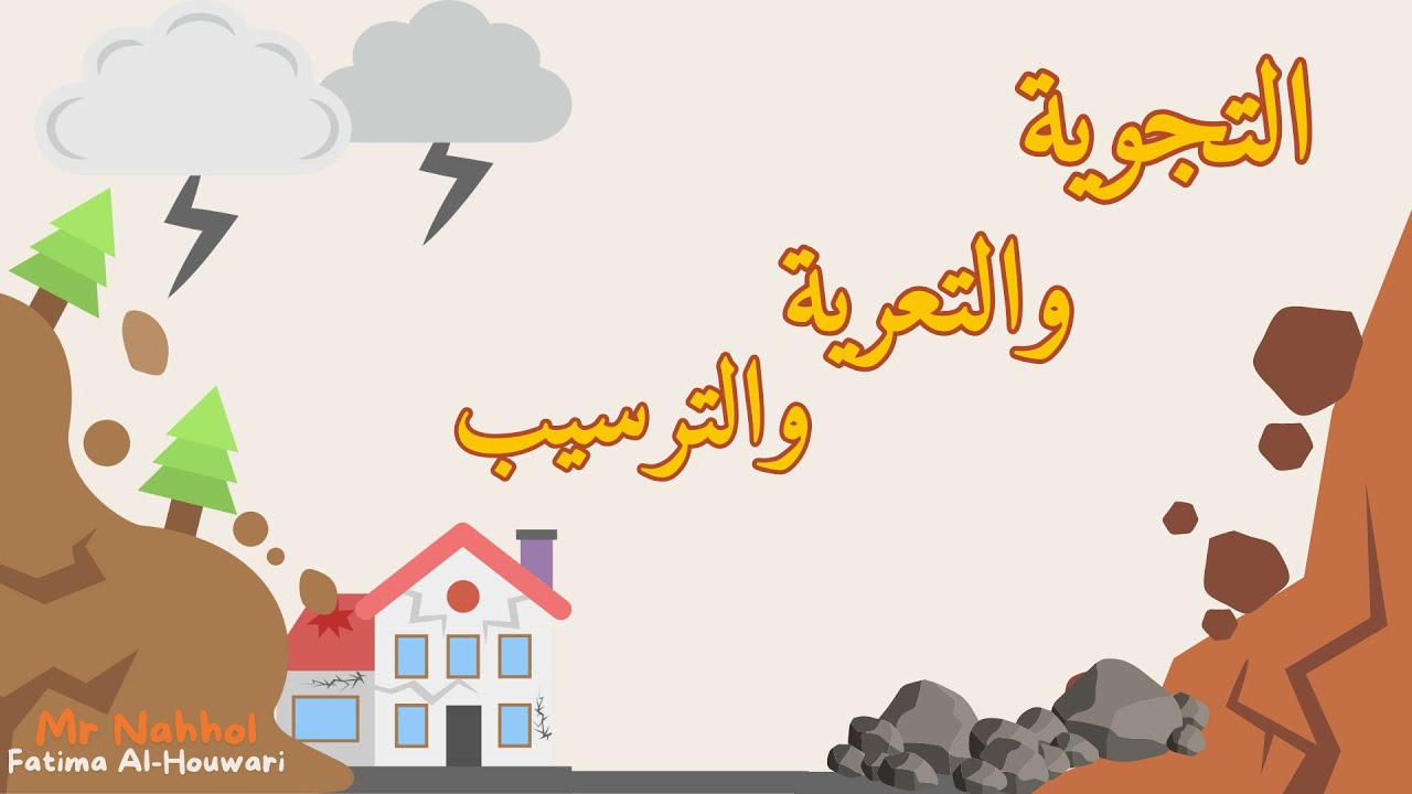 التجوية والتعرية للأطفال ✨I تعرّف على قوى الطبيعة! 👌 تابعوا حتى النهاية !