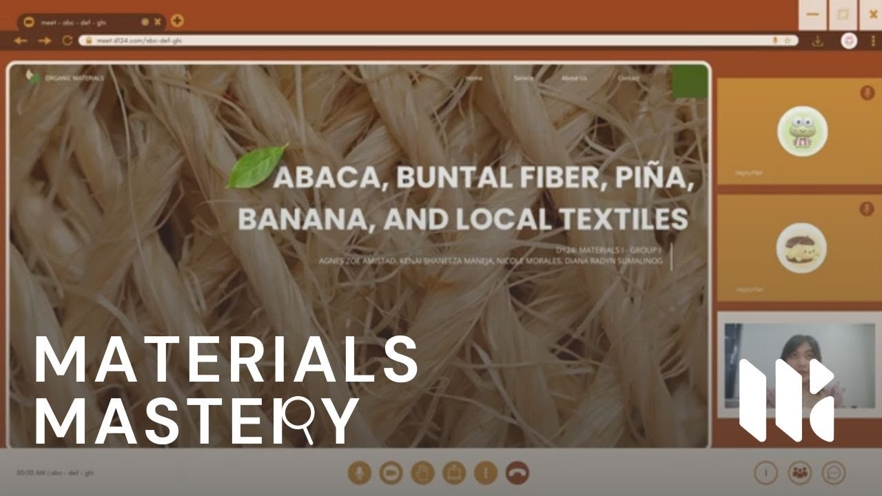 Materials Mastery | Abaca, Banana, Buntal Fiber, Pina, and Local Textiles