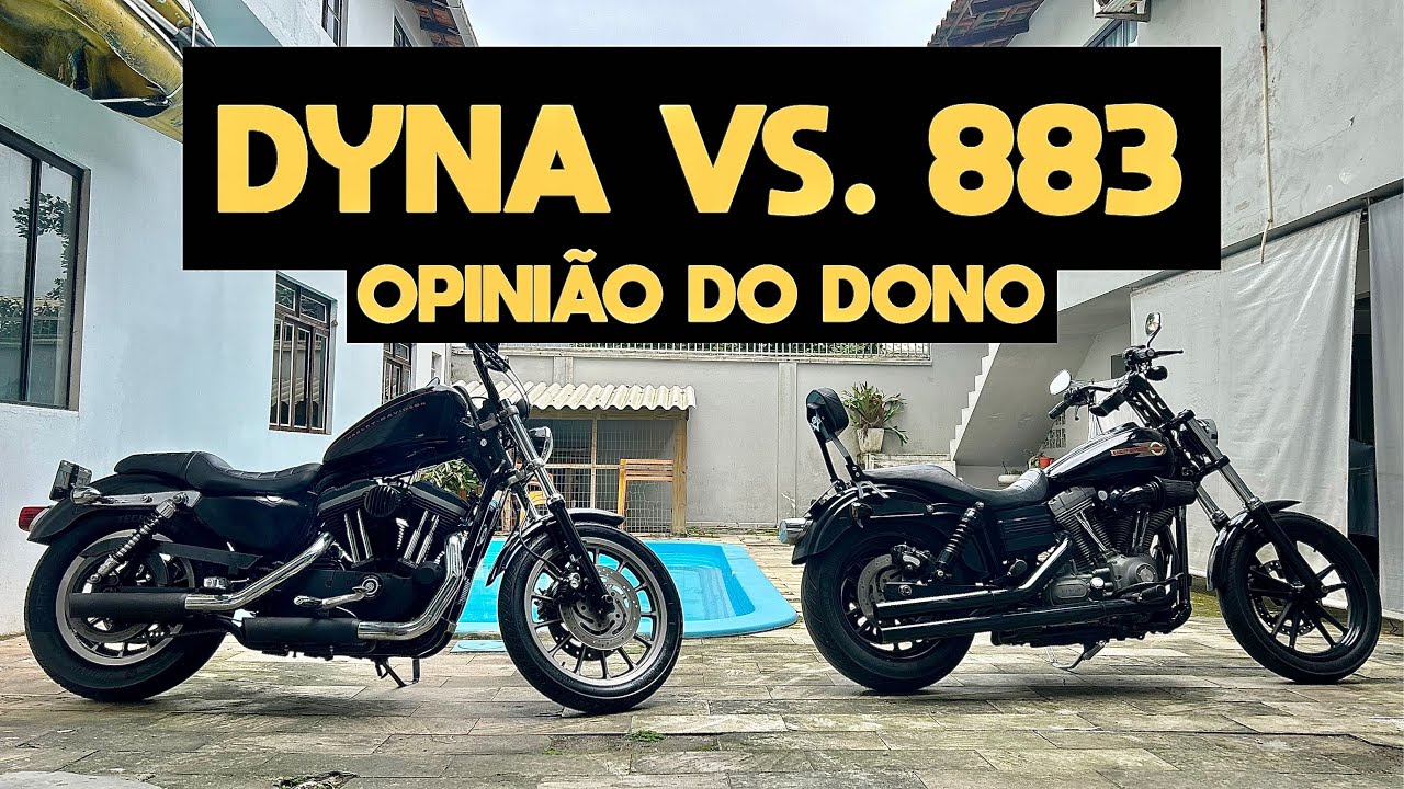 DYNA VS. 883 SPORTSTER - HARLEY DAVIDSON OPINIÃO DO DONO