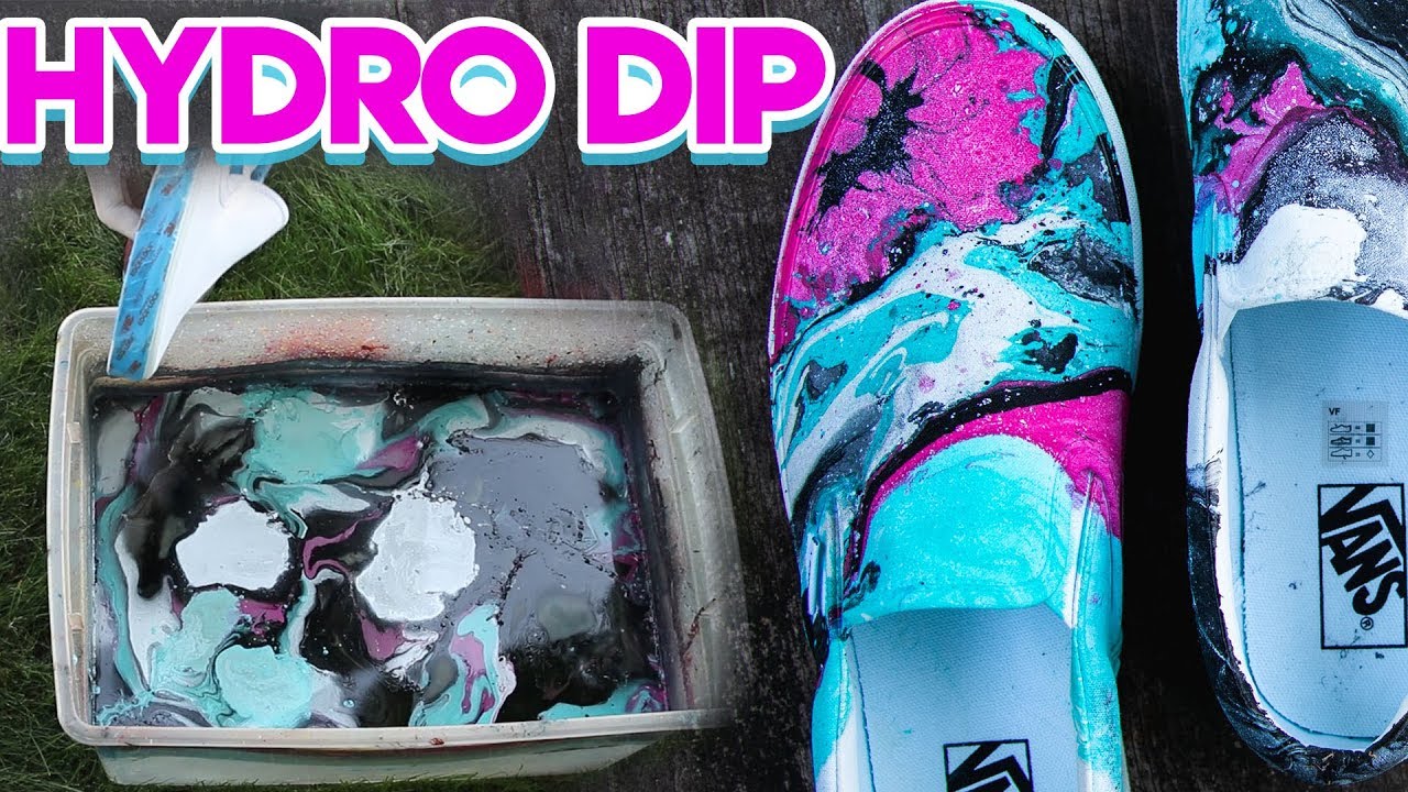 HYDRO DIP Slip-On VANS (My favorite pair yet)