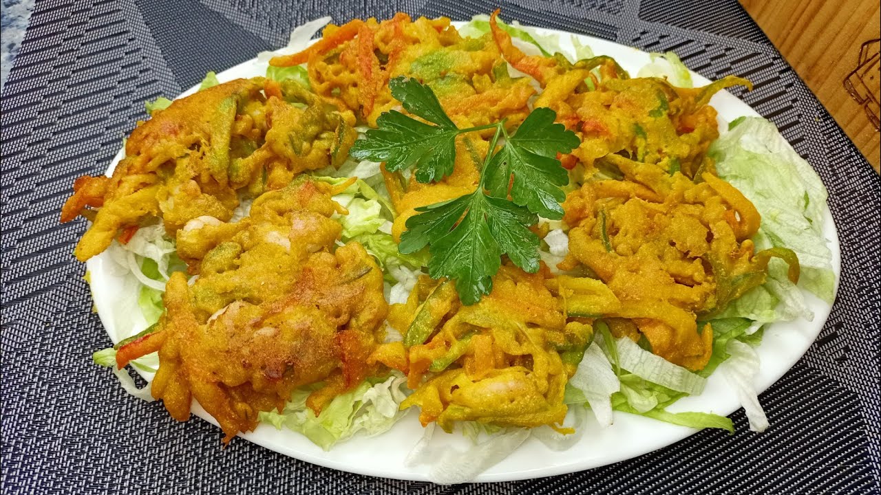 Pakoras de Gambas  #pakoras #de #gambas 😋😋😋
