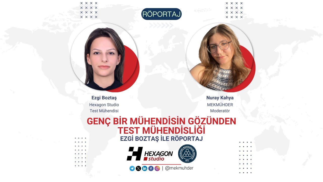 Genç Bir Mühendisin Gözünden Test Mühendisliği - Hexagon Studio Ezgi Boztaş ile Röportaj