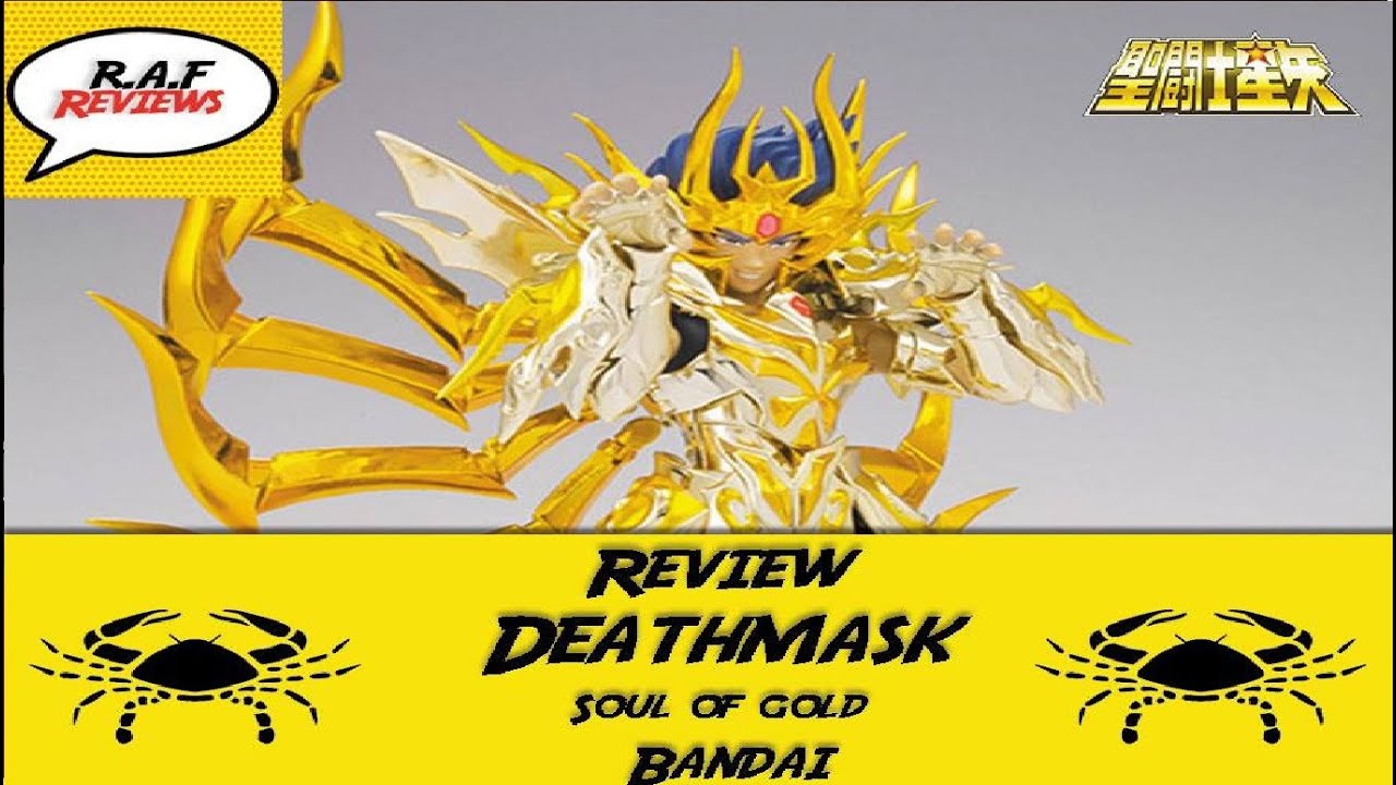 #42 - Review- Máscara da Morte Soul Of Gold BANDAI - PT [ Brasil ]