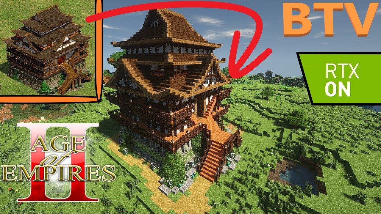 Minecraft: Asian Castle from Age of Empires 2