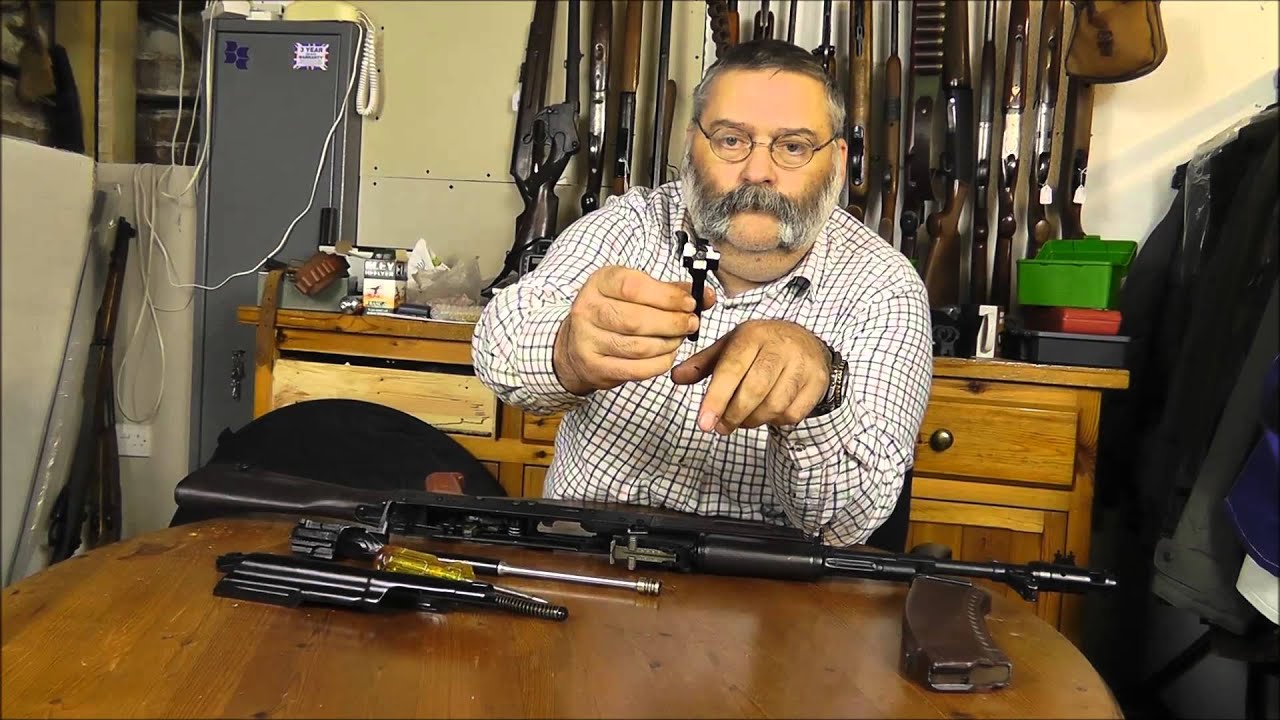Deactivated AK74 showing stripping and moving working parts