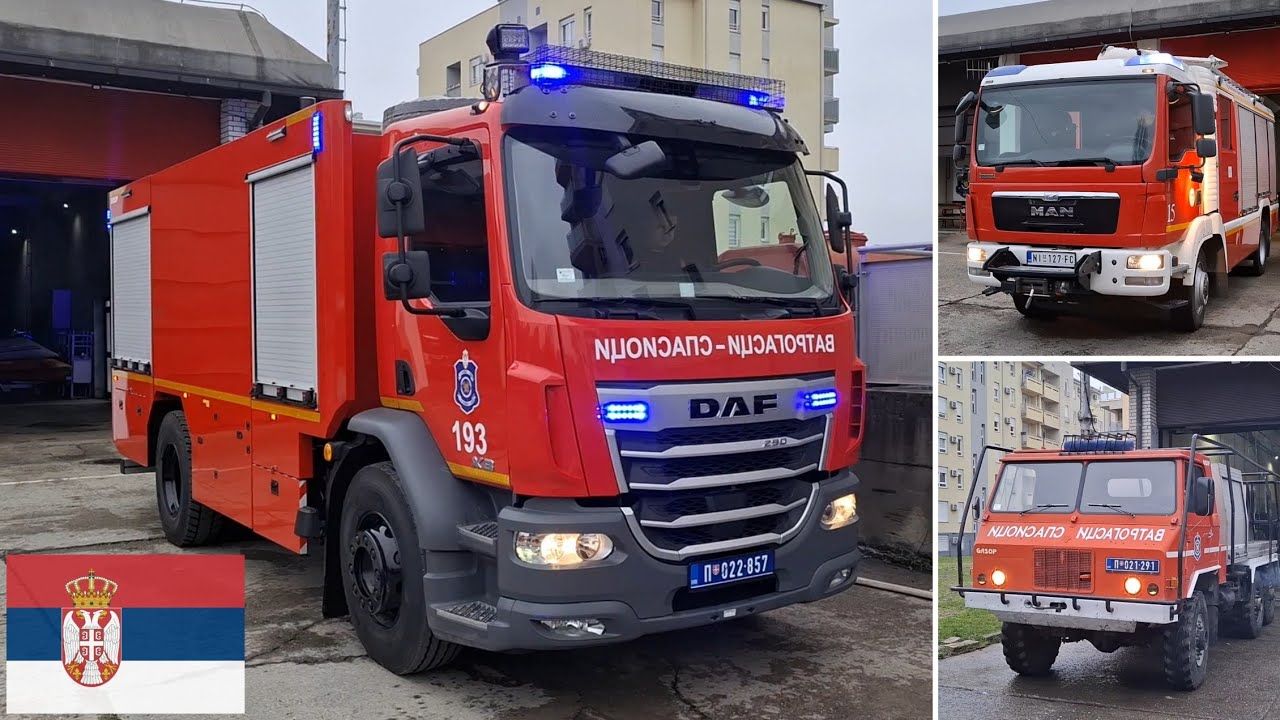 Brand NEW DAF Fire Truck! | Valjevo Fire Station