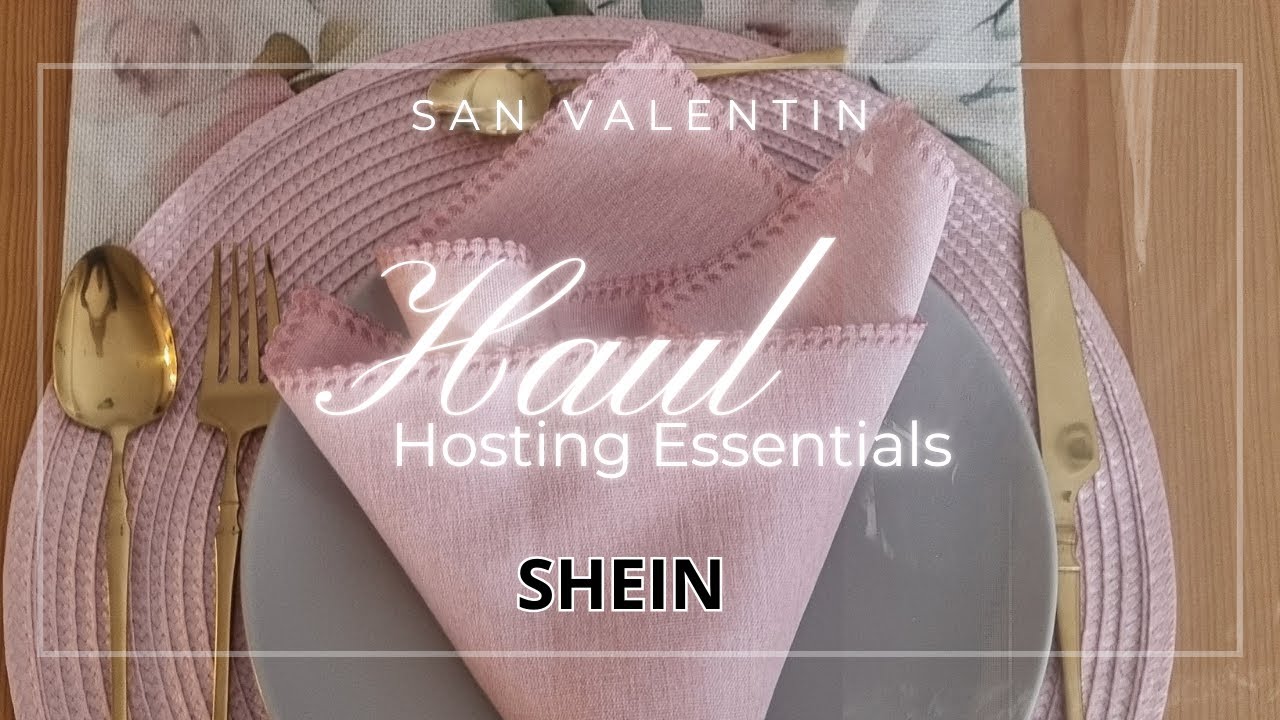 LO MÁS BONITO DE SHEIN para Decorar la Mesa en San Valentín 2026 💌 Haul Completo.