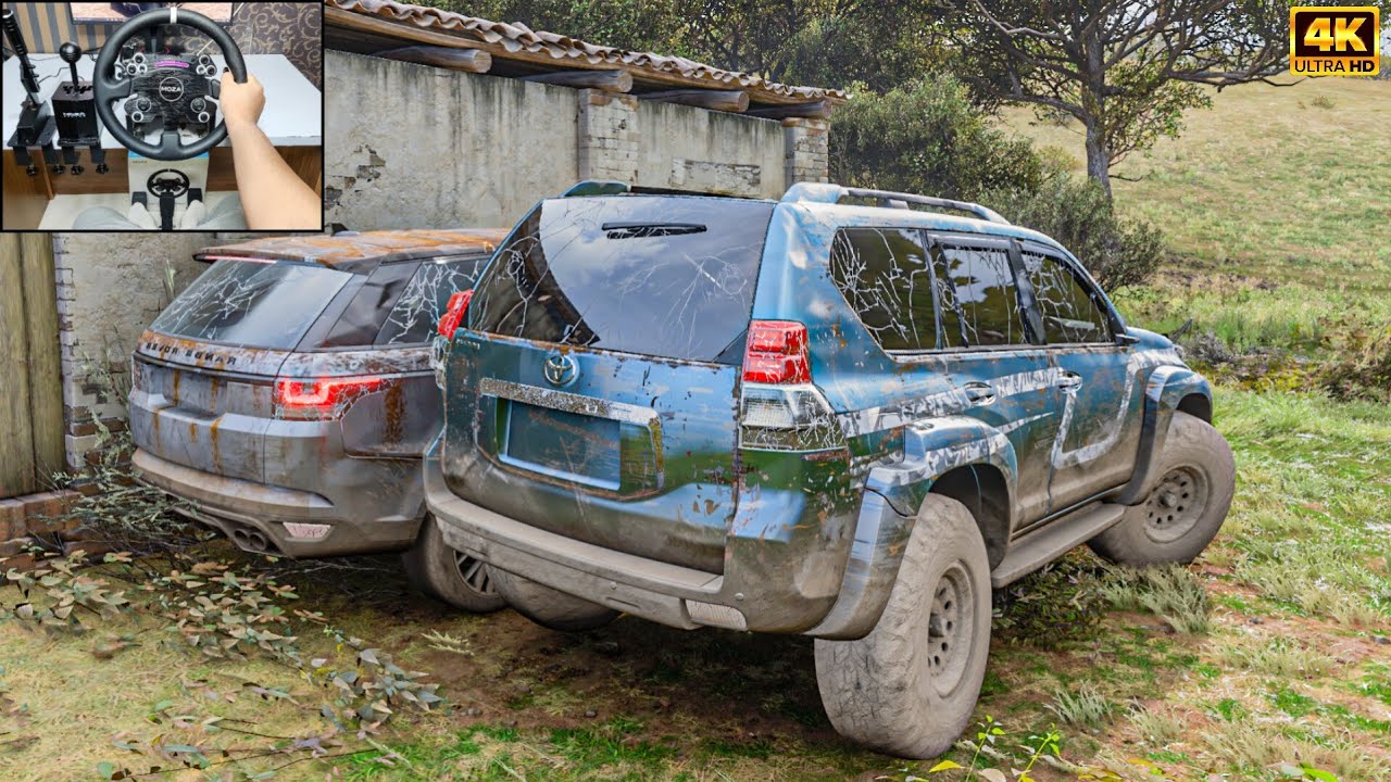 Rebuilding Toyota Land Cruiser Prado & Range Rover SVR | Forza Horizon 5 | Steering Wheel gameplay