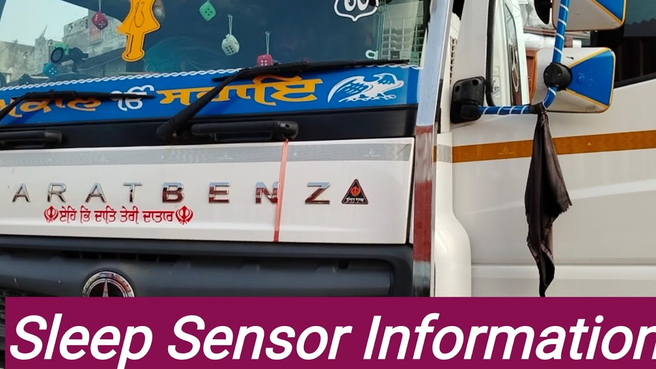 BharatBenz Sleep Sensor Ki Information  !! Accident Videos !! Sparrow Truck Driver !!