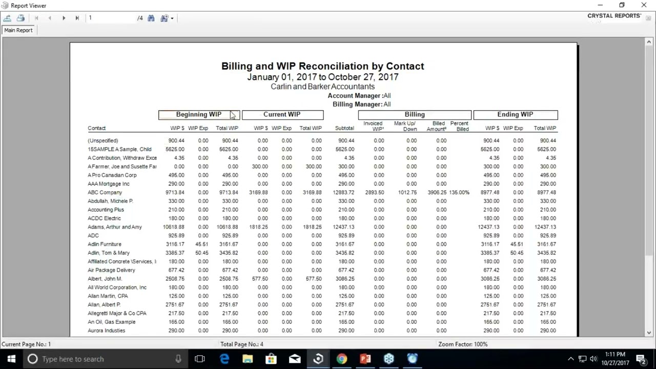 Go-To Billing Reports in OfficeTools