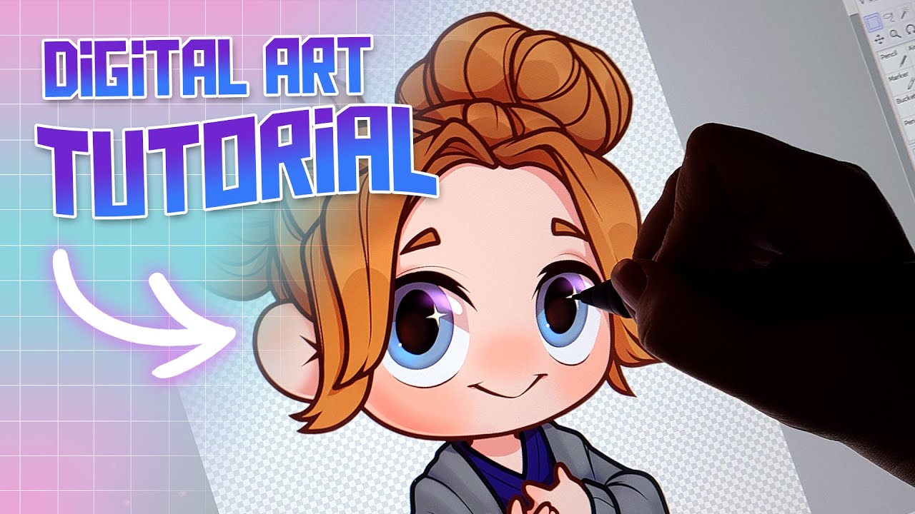 How to Draw Digital Art for Beginners - Step by Step Tutorial