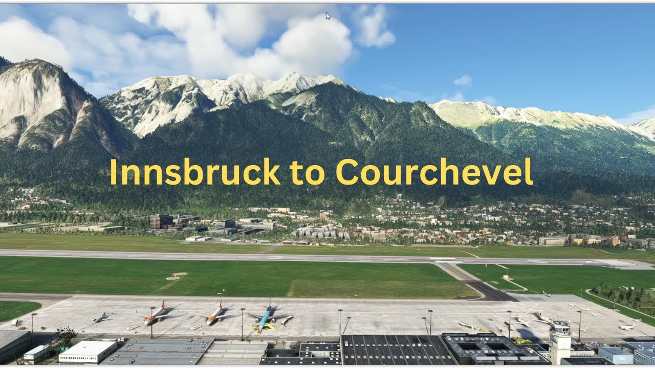 MSFS - COCKPIT SHARING in King Air350i - Innsbruck to Courchevel