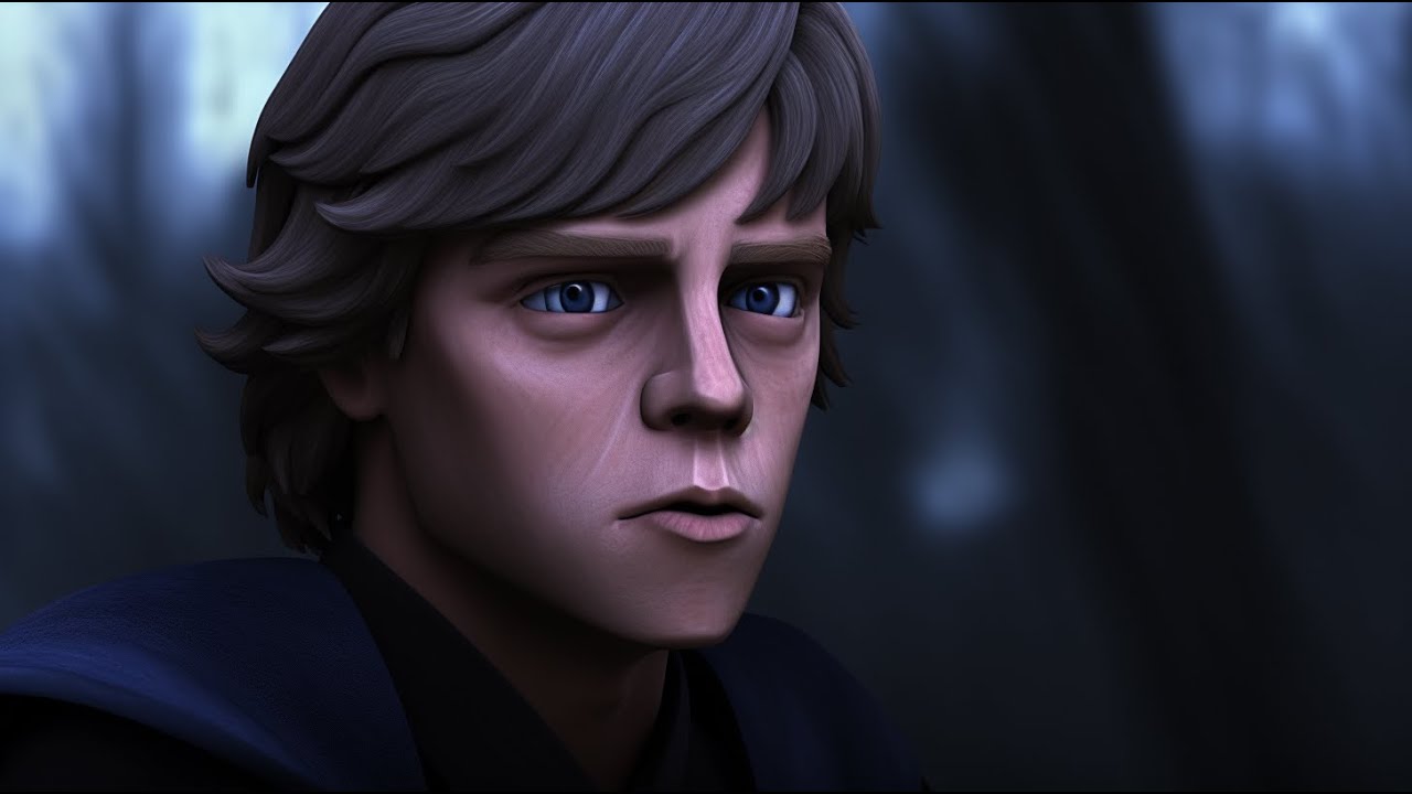 Tales of the Star Wars Galaxy: Luke Skywalker talks with Qui Gon Jinn about Anakin