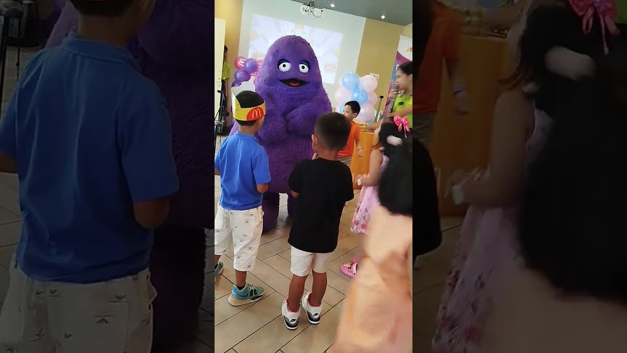 Grimace Shake at Ina's 70th Birthday💜