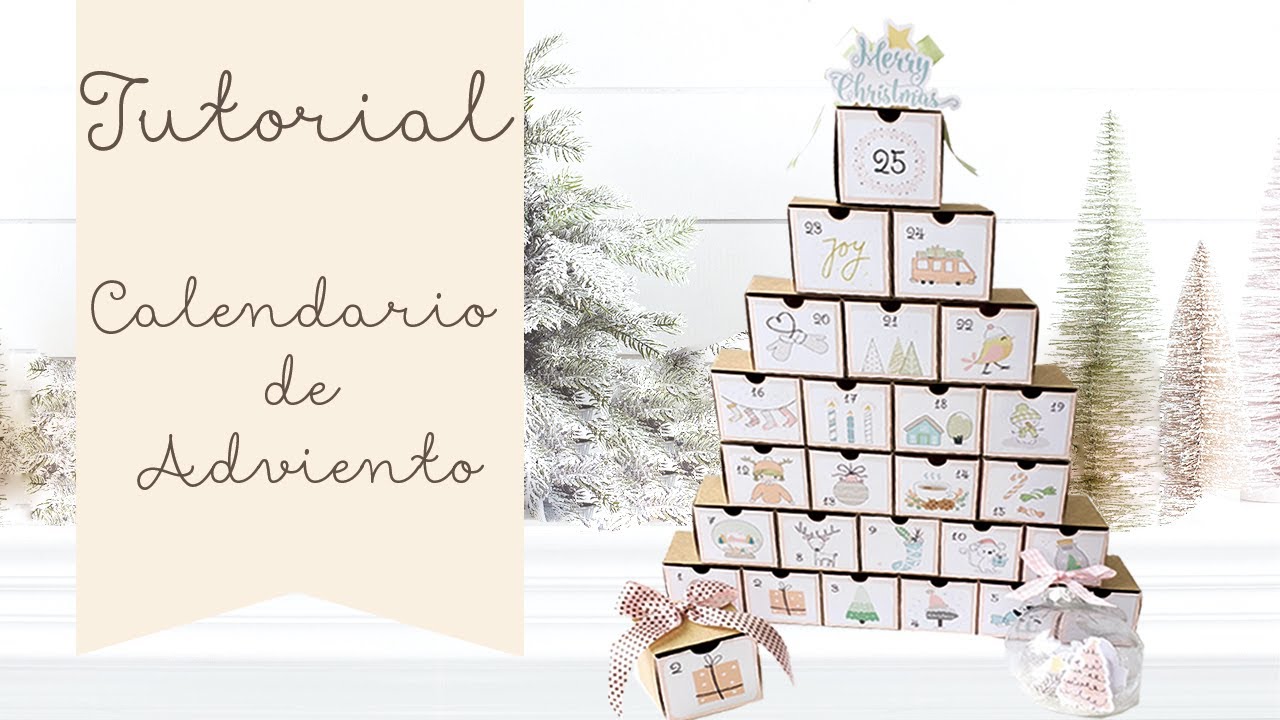 ÁRBOL CALENDARIO DE ADVIENTO 